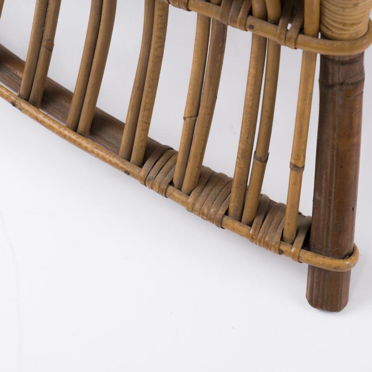 Bild 6 zu Objekt, 2 wicker chairs, c. 1956, Italien, 157B 333