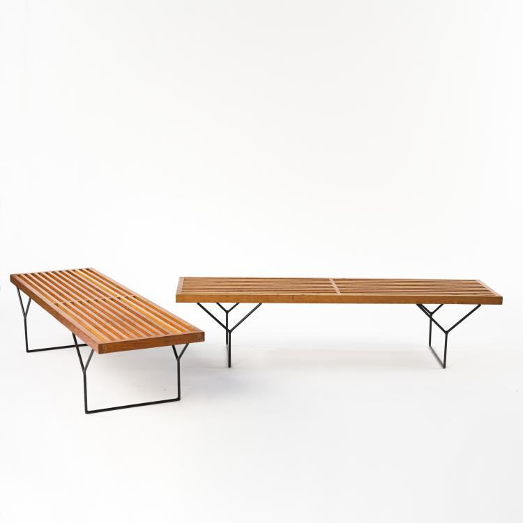 Hauptbild zu Objekt, 2 benches, c. 1958, Italien, 157B 340