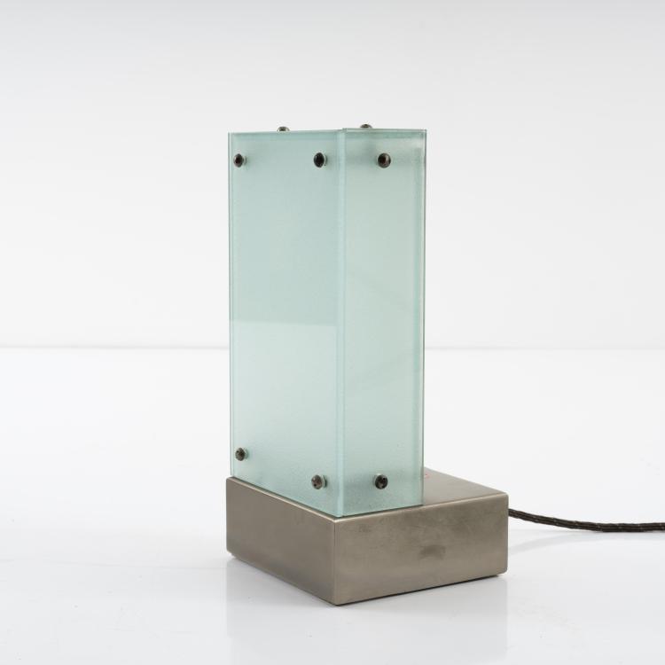 Hauptbild zu Objekt, 'Gla&ccedil;on' table light, c. 1989, Andr&eacute;e Putman, &Eacute;cart International, Paris, 157B 533