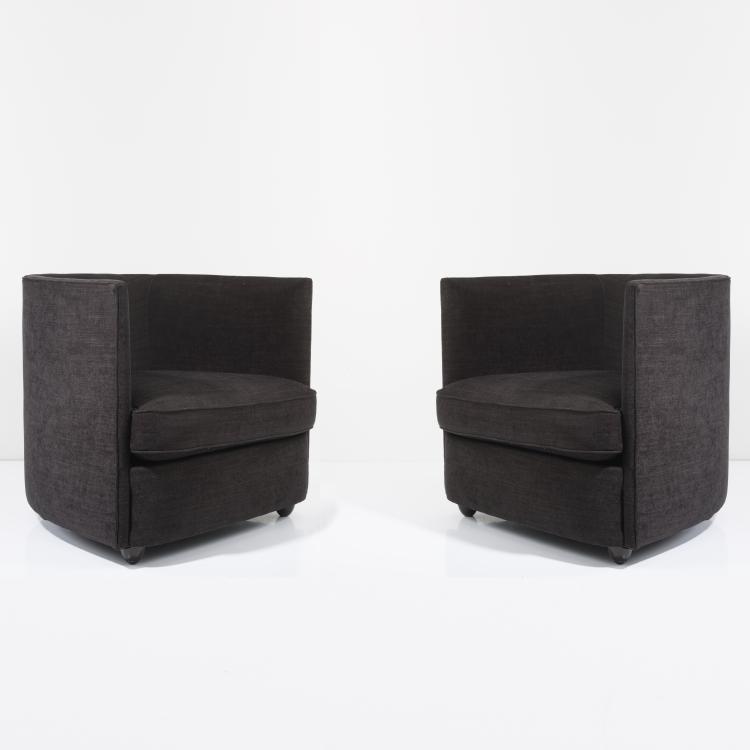 Bild 1 zu Objekt, 2 easy chairs, 1989, Andr&eacute;e Putman, &Eacute;cart International, Paris, 157B 527
