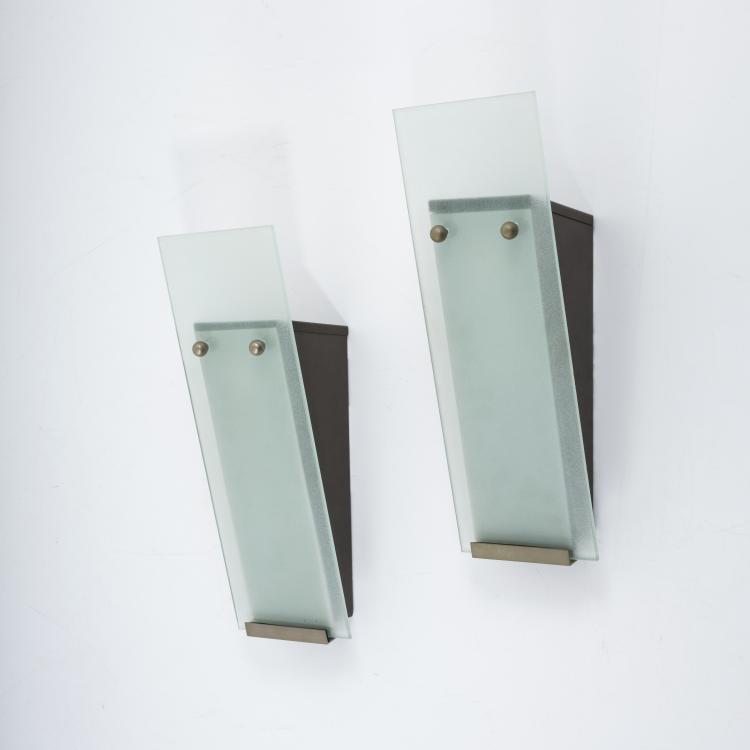 Hauptbild zu Objekt, 2 wall lights, c. 1989, Andr&eacute;e Putman, &Eacute;cart International, Paris, 157B 534