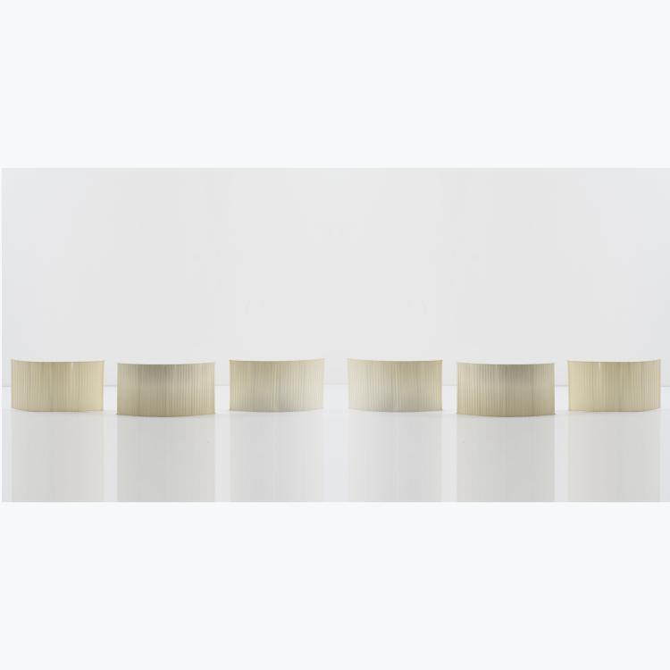 Hauptbild zu Objekt, 6 'Comodin rectangular' wall lights, 1994,  Santa & Cole, Santa & Cole, La Roca, 157B 584