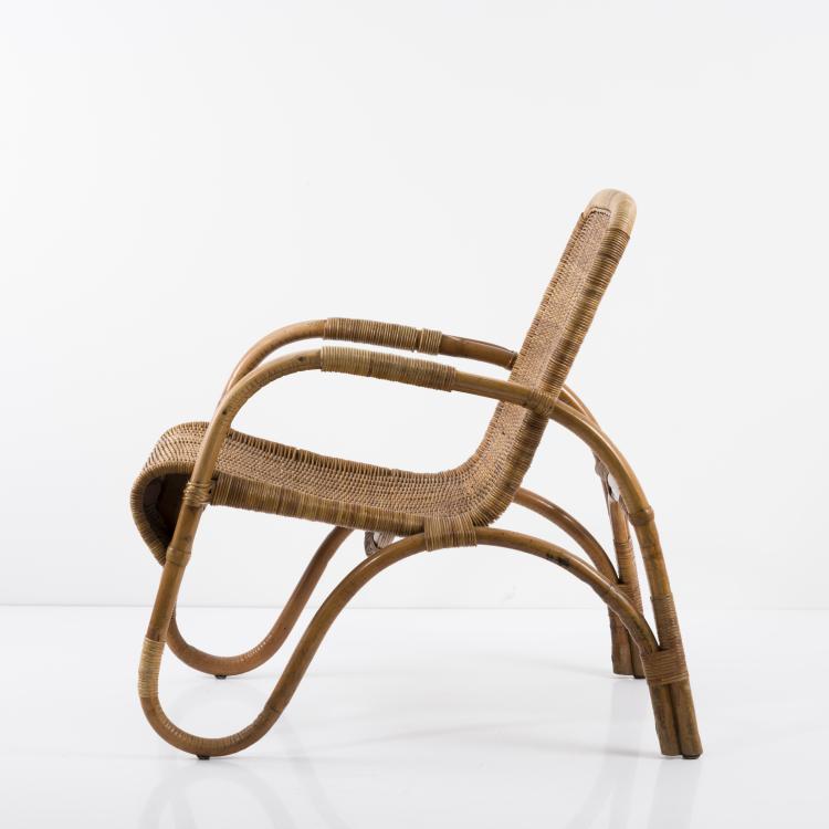 Hauptbild zu Objekt, Wicker armchair, 1930s, Erich Dieckmann (in the style of), 157A 39