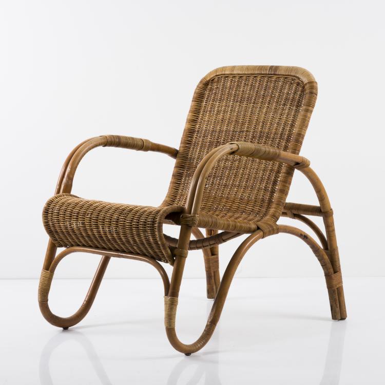 Bild 1 zu Objekt, Wicker armchair, 1930s, Erich Dieckmann (in the style of), 157A 39