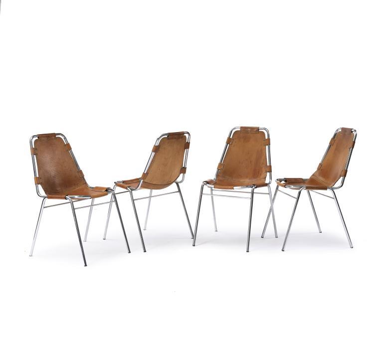 Hauptbild zu Objekt, 4 stacking chairs, 1960s , Dal Vera, Italien, 157B 521