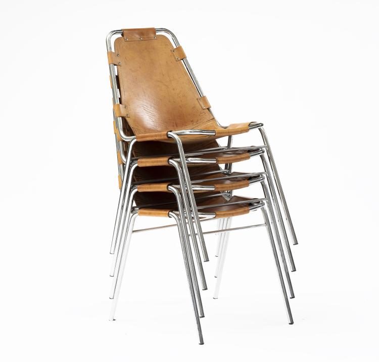 Bild 1 zu Objekt, 4 stacking chairs, 1960s , Dal Vera, Italien, 157B 521