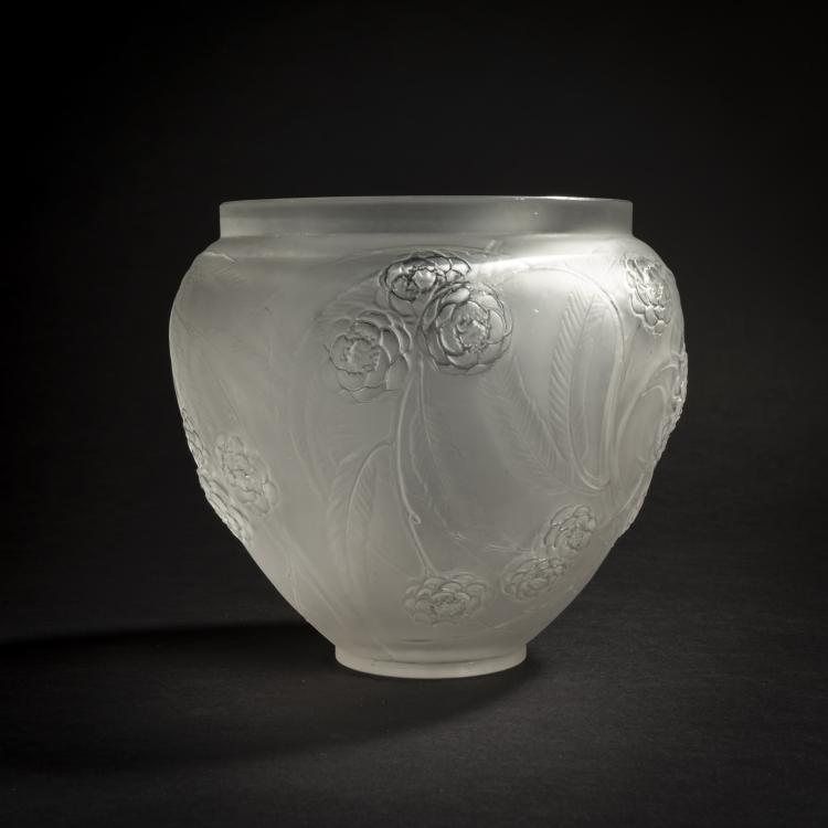 Hauptbild zu Objekt, Vase 'N&eacute;fliers', 1923, Ren&eacute; Lalique, Lalique, Ren&eacute;, Wingen-sur-Moder, 156A 20