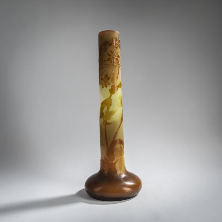 Hauptbild zu Objekt, Vase 'Berce des pr&eacute;s', 1905-08, Emile Gall&eacute;, Gall&eacute;, &Eacute;tablissements, Nancy, 156D 682