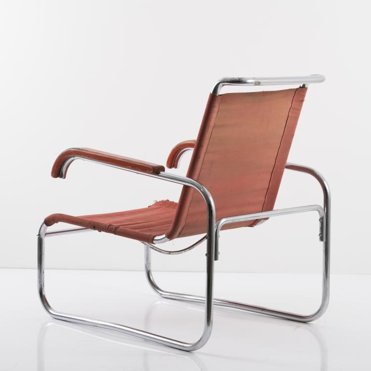 Bild 3 zu Objekt, Armlehnsessel 'B 35', um 1928/29, Marcel Breuer, Thonet, Frankenberg, 157A 3