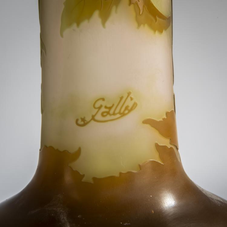 Bild 3 zu Objekt, Vase 'Berce des pr&eacute;s', 1905-08, Emile Gall&eacute;, Gall&eacute;, &Eacute;tablissements, Nancy, 156D 683