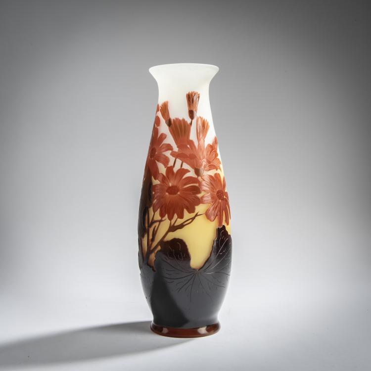Hauptbild zu Objekt, 'Cin&eacute;raires' vase, 1925-36, Emile Gall&eacute;, Gall&eacute;, &Eacute;tablissements, Nancy, 156D 697