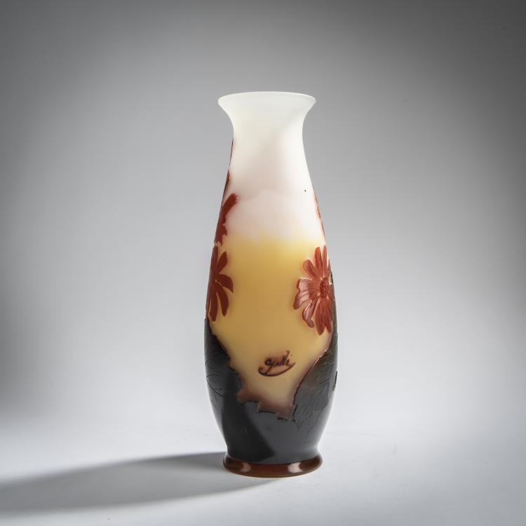 Bild 1 zu Objekt, 'Cin&eacute;raires' vase, 1925-36, Emile Gall&eacute;, Gall&eacute;, &Eacute;tablissements, Nancy, 156D 697