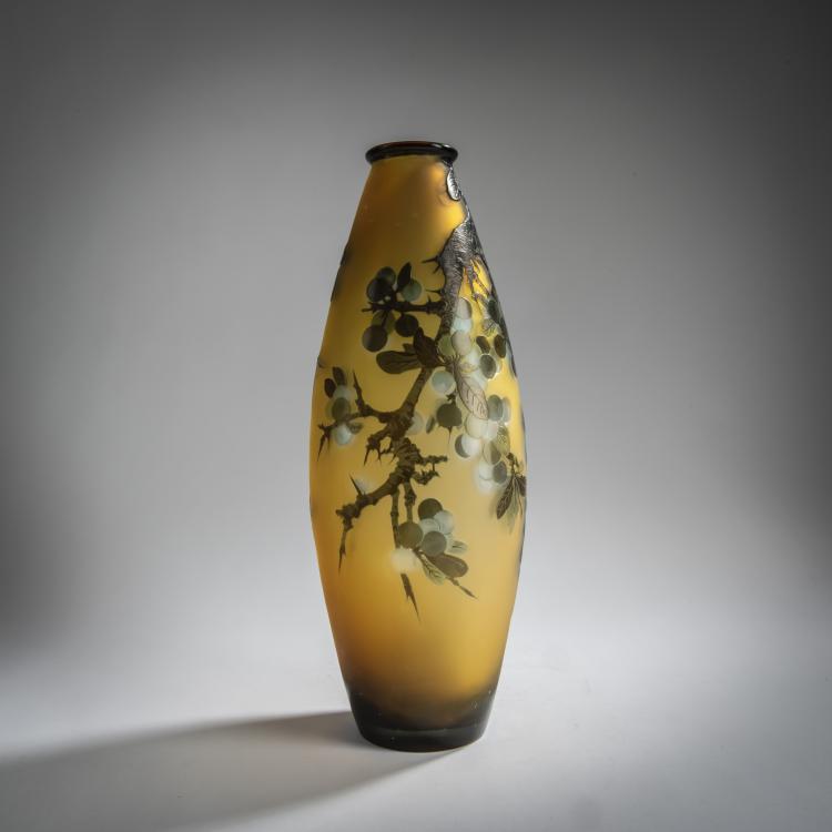 Bild 3 zu Objekt, 'Prunelles' vase, 1908-20, Emile Gall&eacute;, Gall&eacute;, &Eacute;tablissements, Nancy, 156D 688
