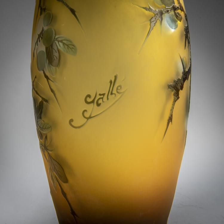 Bild 4 zu Objekt, 'Prunelles' vase, 1908-20, Emile Gall&eacute;, Gall&eacute;, &Eacute;tablissements, Nancy, 156D 688