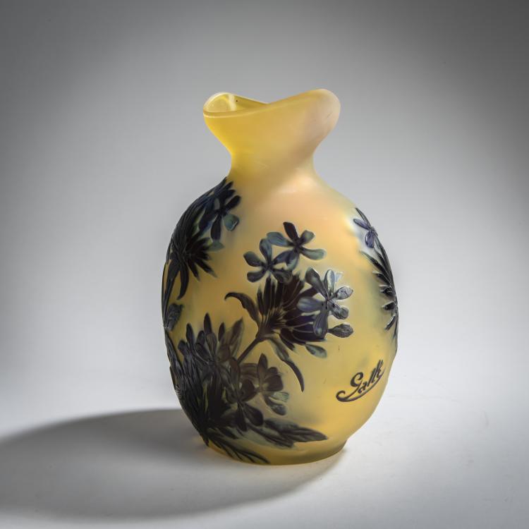 Bild 1 zu Objekt, 'Laurier rose' vase, 1925-36, Emile Gall&eacute;, Gall&eacute;, &Eacute;tablissements, Nancy, 156D 698