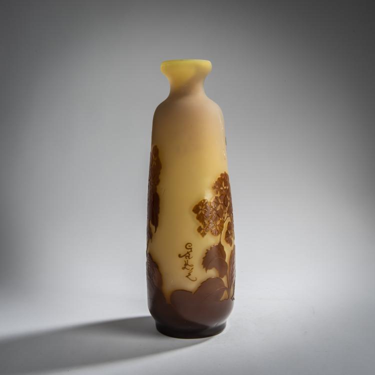 Bild 1 zu Objekt, 'Hortensias' vase, 1928-36, Emile Gall&eacute;, Gall&eacute;, &Eacute;tablissements, Nancy, 156D 699
