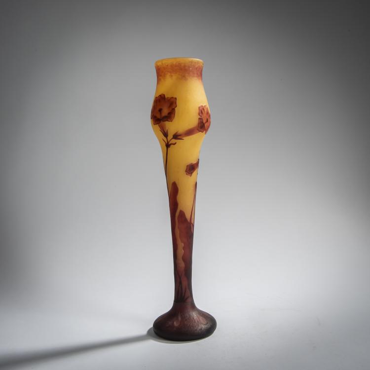 Hauptbild zu Objekt, Vase 'Bignones', um 1912, Antonin Daum, Daum Fr&egrave;res, Nancy, 156D 674