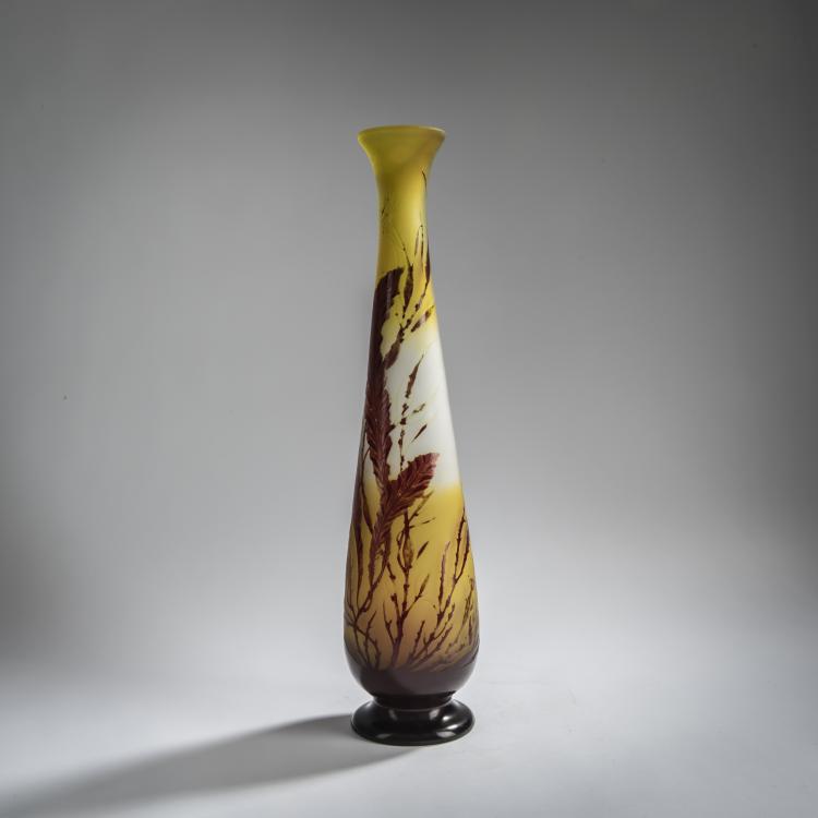Hauptbild zu Objekt, Vase 'Algues', 1908-20, Emile Gall&eacute;, Gall&eacute;, &Eacute;tablissements, Nancy, 156D 690