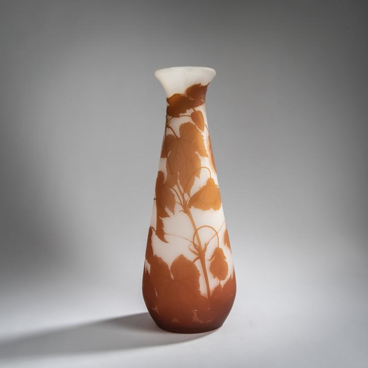 Hauptbild zu Objekt, Vase 'Mauves', 1905-08, Emile Gall&eacute;, Gall&eacute;, &Eacute;tablissements, Nancy, 156D 684