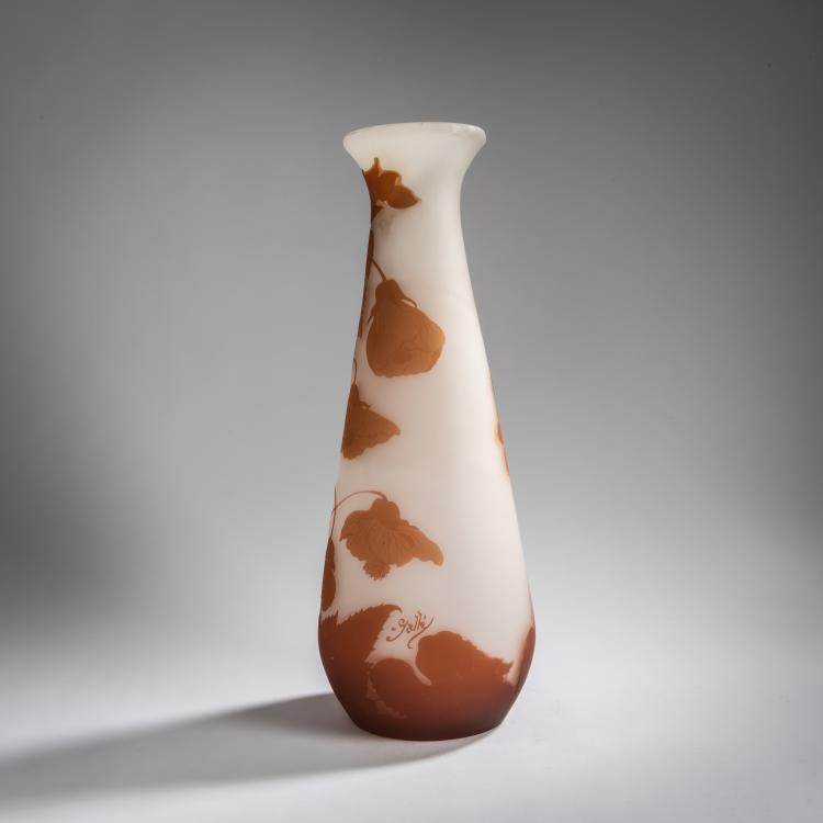 Bild 1 zu Objekt, Vase 'Mauves', 1905-08, Emile Gall&eacute;, Gall&eacute;, &Eacute;tablissements, Nancy, 156D 684