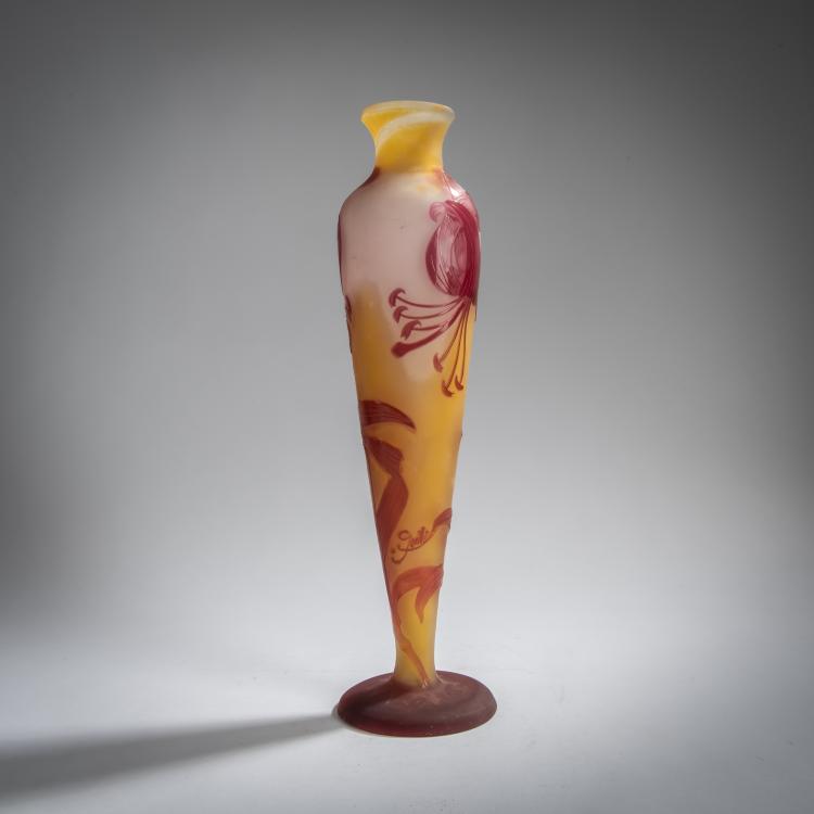 Bild 1 zu Objekt, 'Lys' vase, 1905-08, Emile Gall&eacute;, Gall&eacute;, &Eacute;tablissements, Nancy, 156D 685