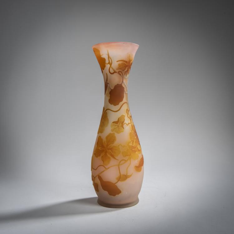 Hauptbild zu Objekt, 'Capucines' vase, 1908-20, Emile Gall&eacute;, Gall&eacute;, &Eacute;tablissements, Nancy, 156D 692