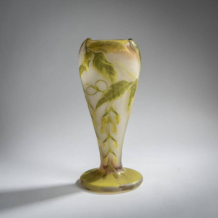 Hauptbild zu Objekt, Vase '&Eacute;rable &agrave; feuilles de fr&ecirc;ne', 1902-03, Emile Gall&eacute;, Gall&eacute;, &Eacute;mile, Nancy, 156D 678