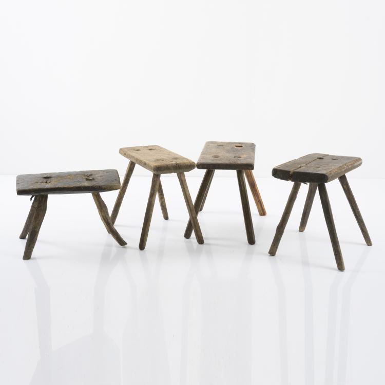 Bild 5 zu Objekt, 4 stools, 1920s, Skandinavien, 158B 332