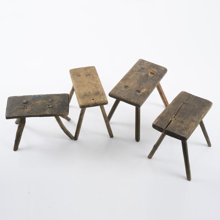Bild 6 zu Objekt, 4 stools, 1920s, Skandinavien, 158B 332
