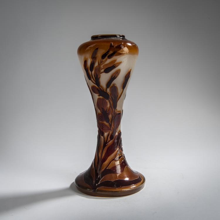 Hauptbild zu Objekt, 'Laurier rose' vase, c. 1902, Emile Gall&eacute;, Gall&eacute;, &Eacute;mile, Nancy, 156D 681