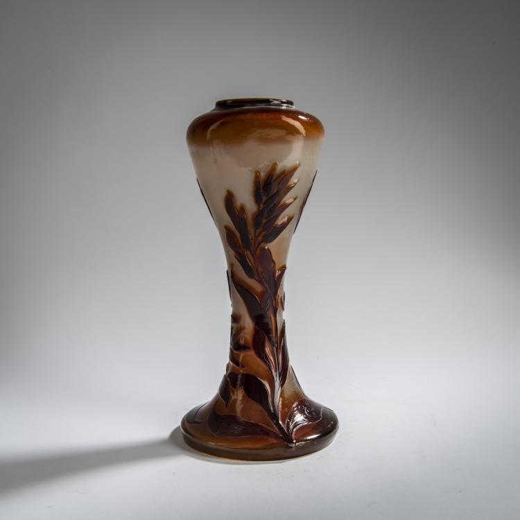 Bild 1 zu Objekt, 'Laurier rose' vase, c. 1902, Emile Gall&eacute;, Gall&eacute;, &Eacute;mile, Nancy, 156D 681