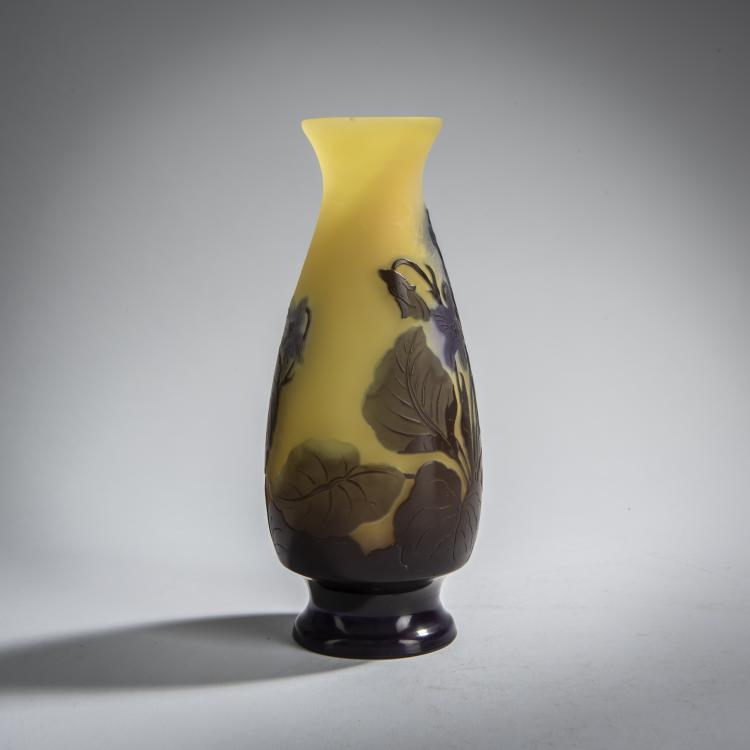 Bild 2 zu Objekt, 'Violettes' vase, 1920-36, Emile Gall&eacute;, Gall&eacute;, &Eacute;tablissements, Nancy, 156D 696