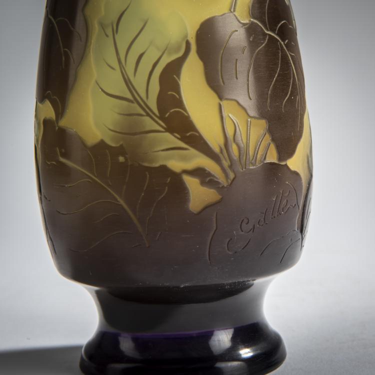 Bild 4 zu Objekt, 'Violettes' vase, 1920-36, Emile Gall&eacute;, Gall&eacute;, &Eacute;tablissements, Nancy, 156D 696