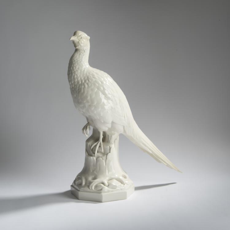 Hauptbild zu Objekt, 'Fasan', 1917, Edmund Sode, Schwarzburger Werkst&auml;tten f&uuml;r Porzellankunst, Unterwei&szlig;bach, 156D 772