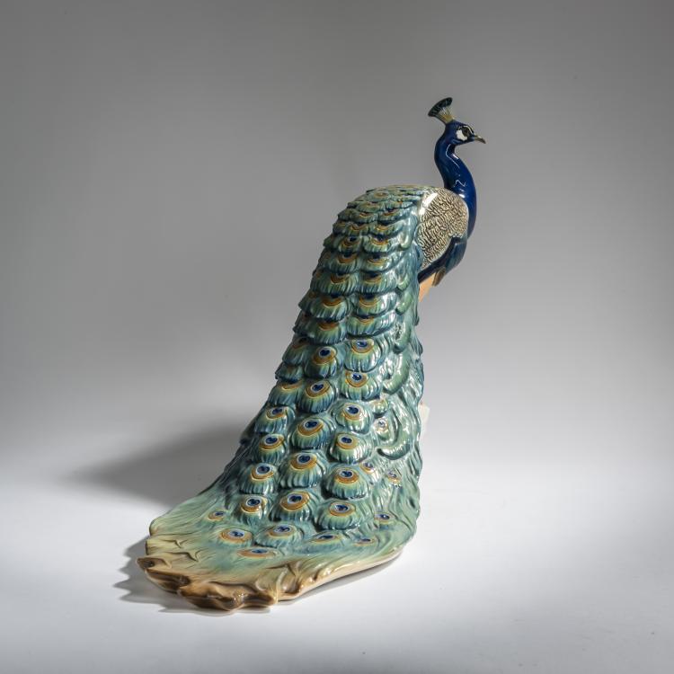 Bild 2 zu Objekt, 'Peacock', 1906, Theodor K&auml;rner, Nymphenburg, KPM, 156D 750