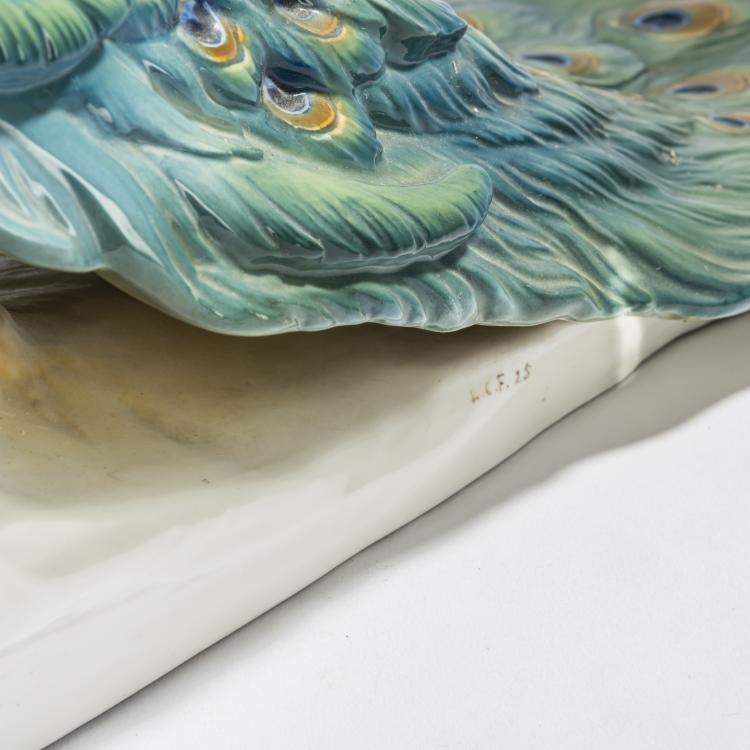 Bild 5 zu Objekt, 'Peacock', 1906, Theodor K&auml;rner, Nymphenburg, KPM, 156D 750