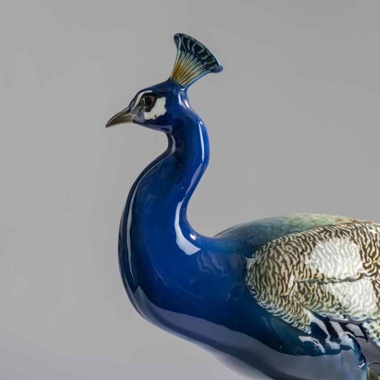 Bild 6 zu Objekt, 'Peacock', 1906, Theodor K&auml;rner, Nymphenburg, KPM, 156D 750