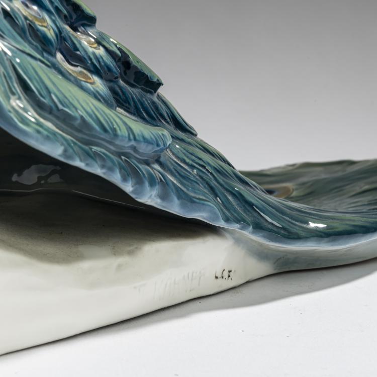 Bild 6 zu Objekt, 'Peacock', 1906, Theodor K&auml;rner, Nymphenburg, KPM, 156D 752