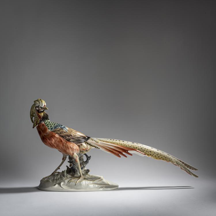 Bild 2 zu Objekt, 'Zierfasan', 1933, Karl Tutter, Hutschenreuther, Lorenz, Selb, 156D 713