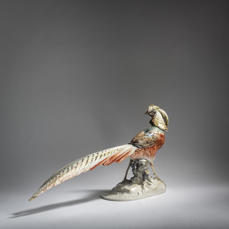 Bild 3 zu Objekt, 'Zierfasan', 1933, Karl Tutter, Hutschenreuther, Lorenz, Selb, 156D 713