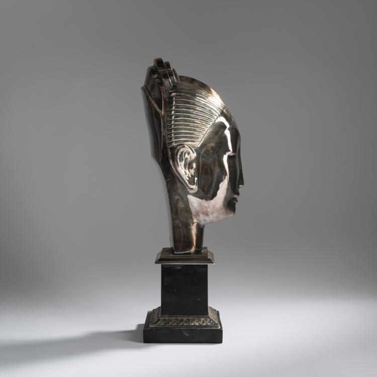 Bild 3 zu Objekt, Stylized woman's head, c. 1928, Adam Antes (prrobably), 156D 792