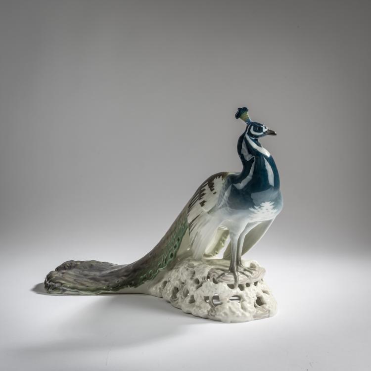 Hauptbild zu Objekt, 'House Peacock', 1911, Wilhelm Carl Robra, Berlin, KPM, 156D 706