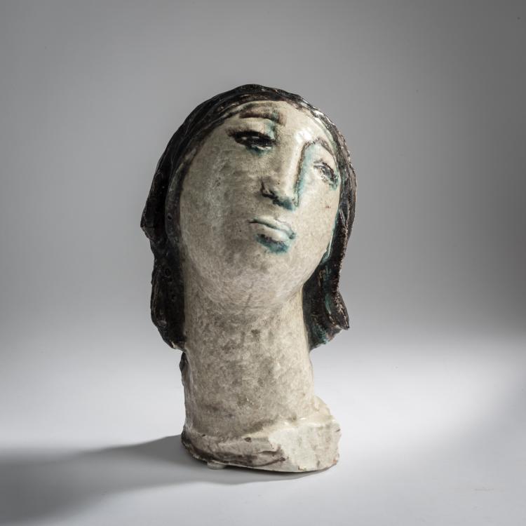 Hauptbild zu Objekt, 'Head', 1927, Max Laeuger, L&auml;uger, Max, Karlsruhe, 156D 785