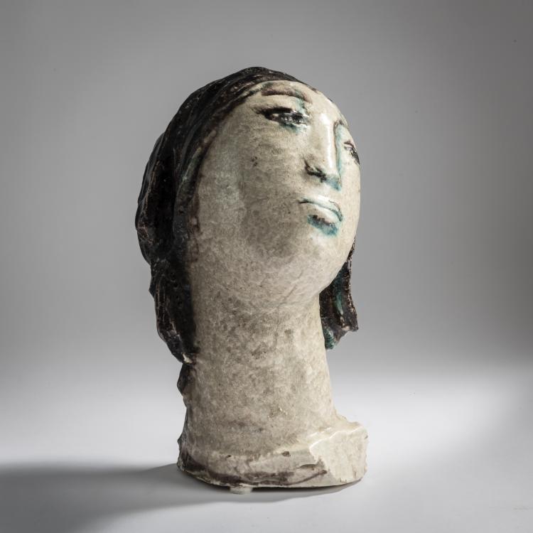 Bild 1 zu Objekt, 'Head', 1927, Max Laeuger, L&auml;uger, Max, Karlsruhe, 156D 785