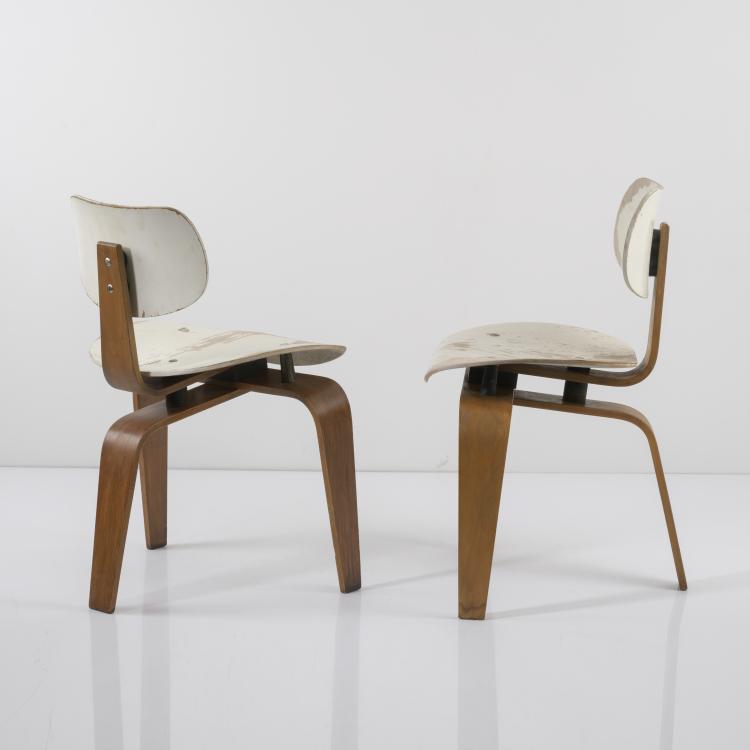 Hauptbild zu Objekt, 2 'SE 42' chairs, 1949/50, Egon Eiermann, Wilde & Spieth, Esslingen, 157A 139