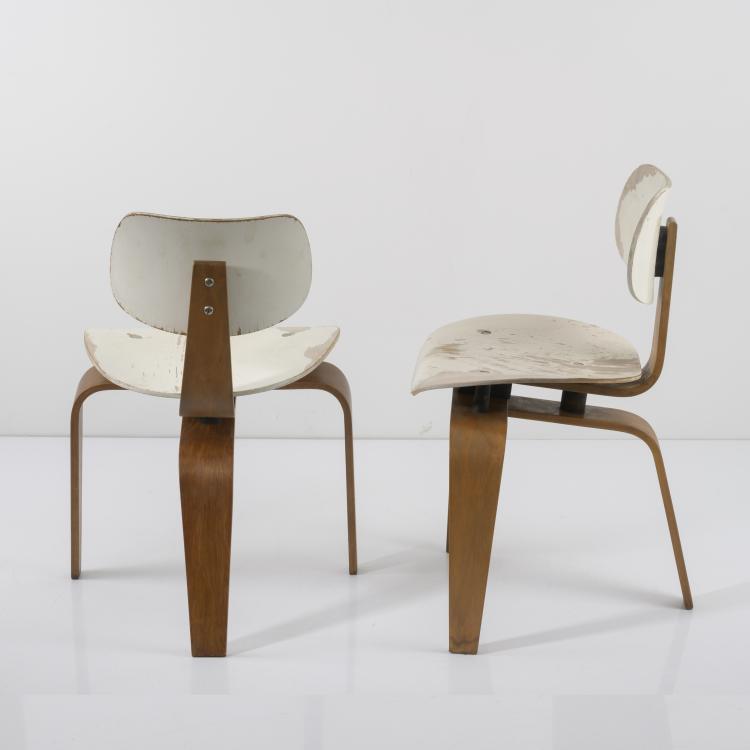 Bild 2 zu Objekt, 2 'SE 42' chairs, 1949/50, Egon Eiermann, Wilde & Spieth, Esslingen, 157A 139