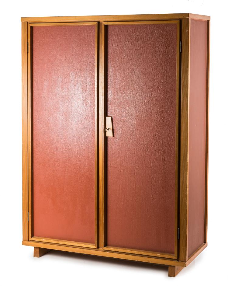 Hauptbild zu Objekt, 'Nomad' wardrobe, c. 1950, Willy Guhl (attributed), Guhl, Stein am Rhein (zugeschrieben), 157B 263