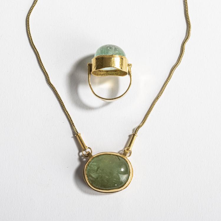 Bild 1 zu Objekt, Ring und Collier, 1970er Jahre, Hermann J&uuml;nger, 157D 984