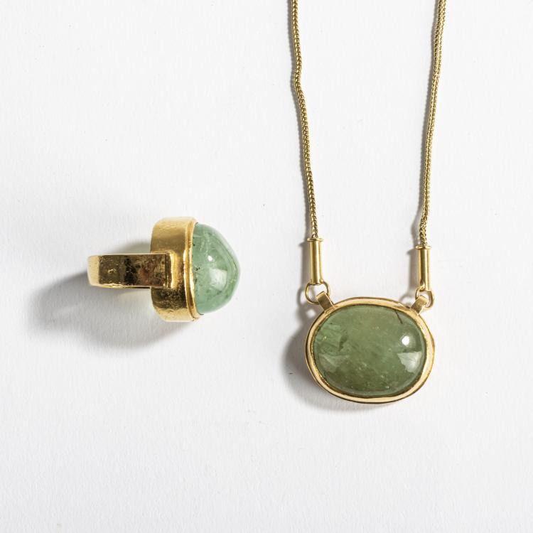 Bild 2 zu Objekt, Ring und Collier, 1970er Jahre, Hermann J&uuml;nger, 157D 984