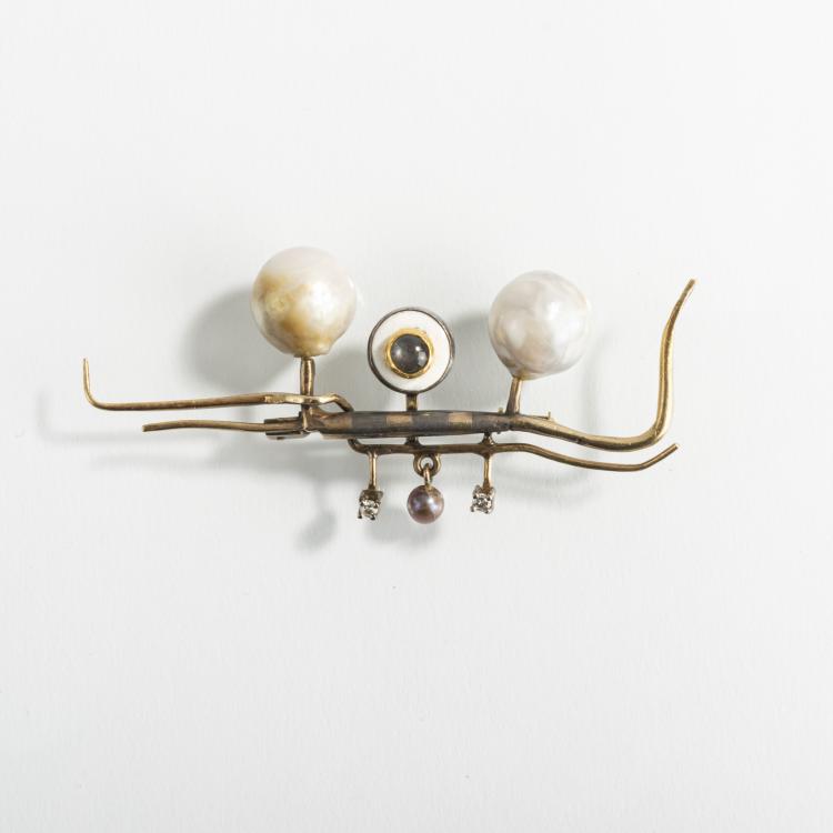 Hauptbild zu Objekt, Brooch, 1971, Hermann J&uuml;nger, 157D 983